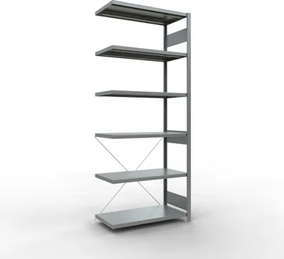 Produktbild von Stecksystem Anbauregal - 2500x1000x 500 mm, Typ 250 kg