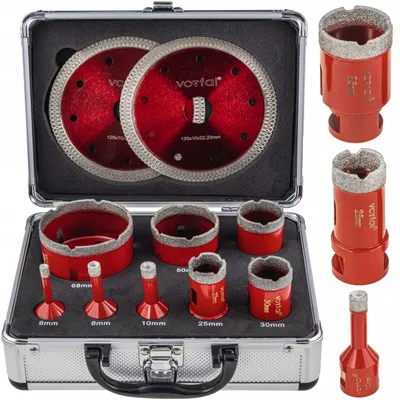 Produktbild von Vorfal Diamant-Hohlbohrer für Fliesen und Beton M14 Set