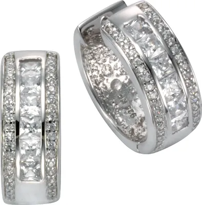 Produktbild von Celesta Silber Ohrring 925/- Sterling Silber Zirkonia