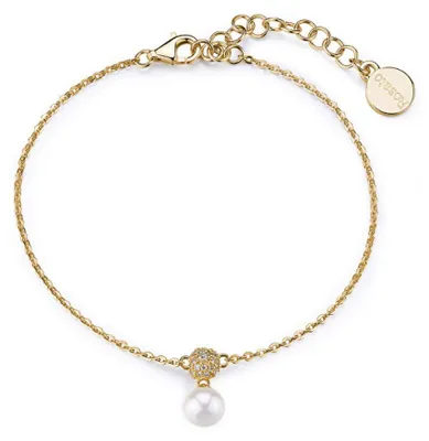 Produktbild von Elegantes vergoldetes Armband mit Perle Azzurra RZAZ015