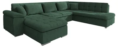 Produktbild von MIRJAN24 Ecksofa Niko Bis Cord, Polsterecke mit Bettkasten und Schlaffunktion, Sofa, Polstergarnitur (Farbe: Poso 14, Seite: Links)