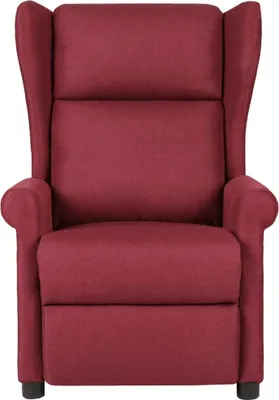 Immagine prodotto di vidaXL Poltrona relax in tessuto rosso vino