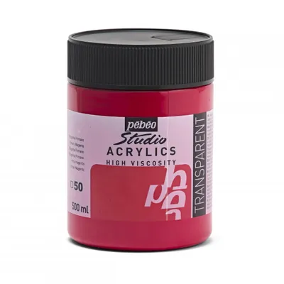 Immagine prodotto di Pebeo Studio Acrilici 500 ml, Primärmagenta