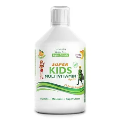 Immagine prodotto di Swedish Nutra® Super Kids Multivitamin - Multivitaminici liquidi per bambini - Vitamina A,B,C,D,E - Calcio - Magnesio - Bambini 3+ - 500 ml