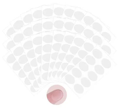 Ohrring-Stützpflaster, 300 Stück, 1,5 x 1,1 cm, beige, atmungsaktiv