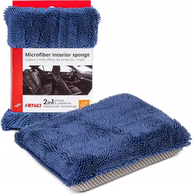 Produktbild von Mikrofaser-Reinigungsschwamm für Auto-Innenräume AMIO-03844