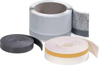 Three rolls of sealing tape are displayed against a white background.