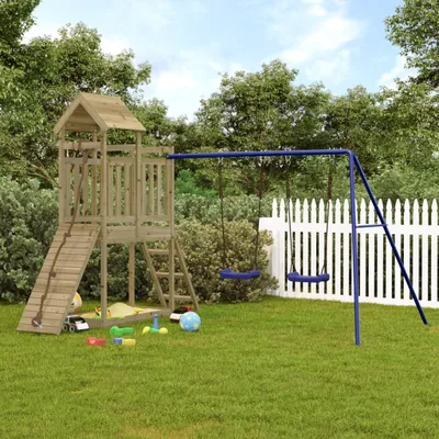 Produktbild von Möbel Spielturm Imprägniertes Kiefernholz - Schaukeln 3155875