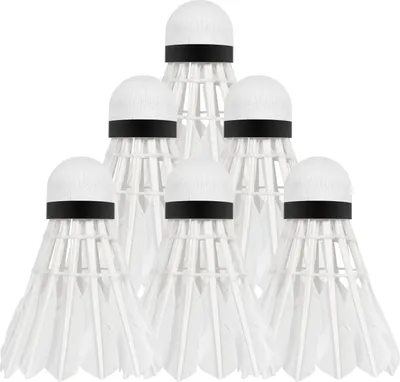 Obrázok produktu pre Rebel RBA-4103 Badmintonové loptičky z husacieho peria, 6 ks, biele