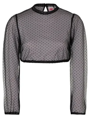 Produktbild von Eduarda Dirndlbluse Trachtenbluse Trachtenmode, Farbe:Schwarz, Größe:42/XL