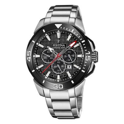 Produktbild von Festina Herren Analog Quarz Uhr mit Edelstahl Armband F20641/4