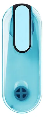 Produktbild von Zimilo Tragbare Hundetrinkflasche mit faltbarem Silikon Napf, auslaufsicher, 180° drehbar, BPA frei, Reise Wasserflasche für Hunde und Katzen, Blau