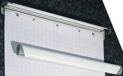Produktbild von Flipchart-Blockhalter 700x32mm magnetische Befestigung