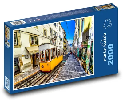 Obrázok produktu pre Puzzle 2000 Žltá električka v Lisabone - martinpuzzle