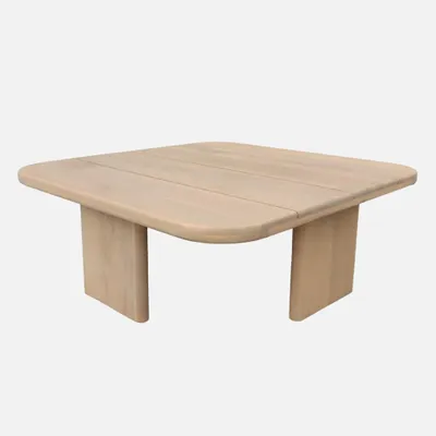 Produktbild von sweeek - Quadratischer Garten-Couchtisch aus Akazienholz - Natur