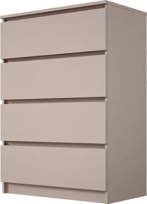 Obrázek produktu pro Komoda, 4 zásuvky, karamelová, 70 x 101 x 39 cm