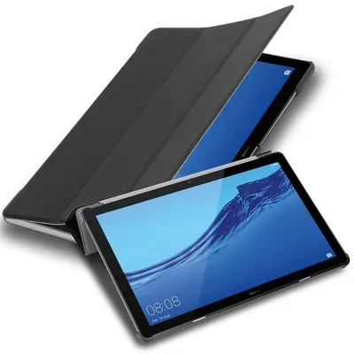 Image de Cadorabo Housse pour Huawei MediaPad T5 10 (10.1 pouces) Tablet Housse en noir Housse de protection Etui Case Case Cover