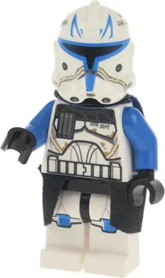 Produktbild von 1x Lego Minifigur Star Wars Clone Trooper Captain Rex Pauldron Kama Helm sw0450