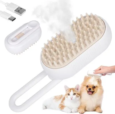 Produktbild von Famanu Katzenbürste 3 in 1 - Für lang- und kurzhaarige Katzen
