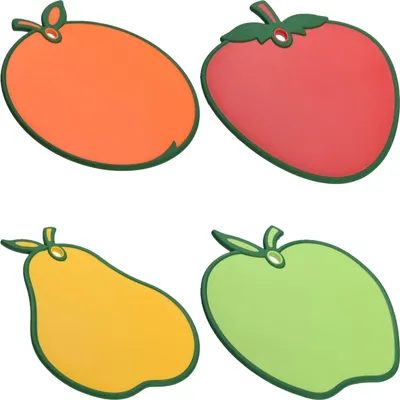 Produktbild von Bunte Schneidebretter für die Küche, Set von 4 Stück