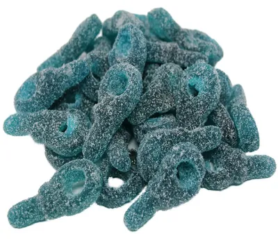 Immagine prodotto di Gelatina di frutta chiavi blu ricoperta di zucchero acido 300g
