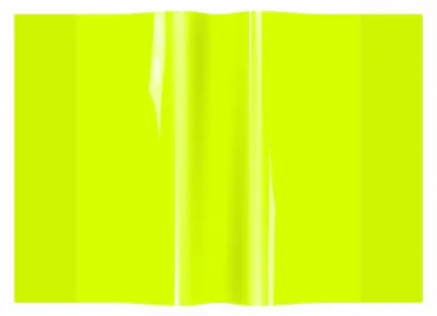 Obrázok produktu pre Okładki na zeszyt A5 PVC żółte neonowe 10 sztuk