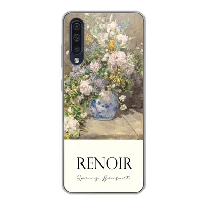 Produktbild von MuchoWow® Handyhülle Schutzhülle Hülle für Samsung Galaxy A30s Kunst - Blumen - Alte Meister Silikon Softcase Handy Hülle - Karteninhaber