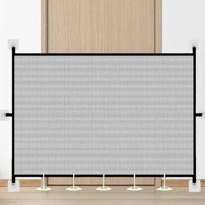 Produktbild von Treppenschutzgitter - 180 x 72 cm - Sicherheitsgitter für Babys, Kinder und Haustiere - Türgitter - Hundegitter - Ohne Bohren - Für Treppe