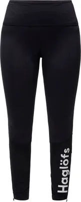 Produktbild von Haglöfs Sport Leggings Frauen L.I.M Comp Tights wasserabweisend, windabweisend, Stretch True Black/Haze XS