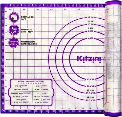 Obrázek produktu pro Silikonová podložka, bez BPA, na pečení, pizzu, sušenky, snadno se čistí