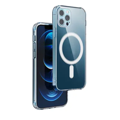 Immagine prodotto di Custodia in silicone TPU Mag Anti Shock 1,5 mm per iPhone 14 Plus trasparente