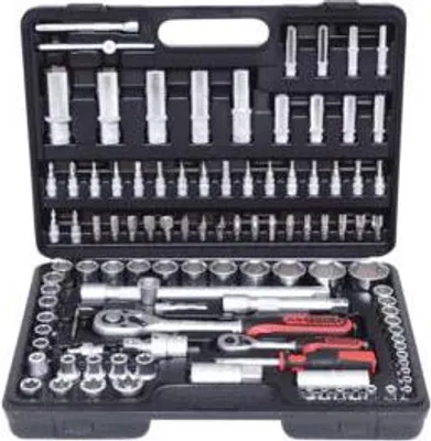 Produktbild von KS Tools 911.0708, Steckschlüssel-Satz, 108 Kopf/Köpfe, Chrom-Vanadium-Stahl, 7 kg