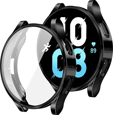 Produktbild von Strap-it TPU-Hülle – schwarze Schutzhülle passend für Samsung Galaxy Watch 5 44 mm
