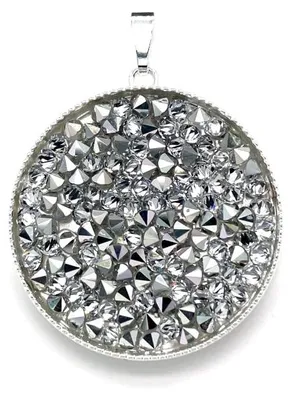 Obrázek produktu pro Přívěsek bižuterie se Swarovski krystaly kulatý 54041.5 calvsi