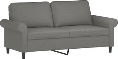 Produktbild von vidaXL 2-Sitzer-Sofa Dunkelgrau 140 cm Stoff