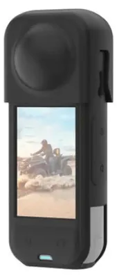 Obrázek produktu pro Silikonové ochranné pouzdro Puluz s krytem objektivu pro Insta360 X5 (černé)