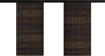 Produktbild von KIER FURNITURE Doppelschiebetür Komplettset BELMO,  Innentüren Komplettset  152x205x1,6 cm