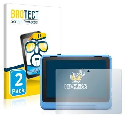 Produktbild von 2x Für Amazon Fire HD 8 Kids Pro 2022 Schutzfolie BROTECT Displayschutz Display Schutz Folie Klar Transparent