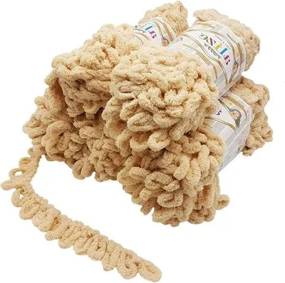 Image de Famanu, ensemble de fil à tricoter "Fingerstrickgarn", 500 g - Beige 310