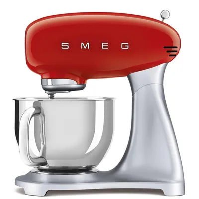 Produktbild von SMEG Küchenmaschine, Knetmaschine Rührmaschine mit Knethaken, 4,80 l Schüssel, Edelstahl Schüssel, 6 Stufen Bedienfreundlich Mischen Schlagen Kneten