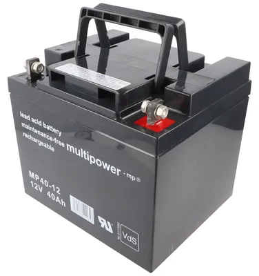 Produktbild von Multipower MP40-12 12V 40Ah Bleiakku AGM Blei Gel Akku