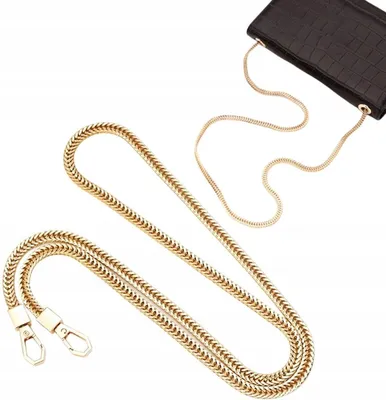 Produktbild von EdiBazzar Taschenriemen Kette dick robust goldfarben