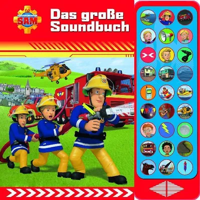 Produktbild von Feuerwehrmann Sam - Das große Soundbuch - 27-Button-Soundbuch mit 24 Seiten für Kinder ab 3 Jahren