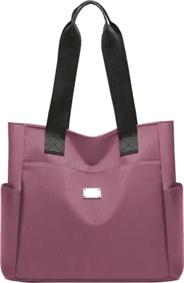 Image de Femme Sac à bandoulière en nylon Grand sac étanche à fermeture éclair