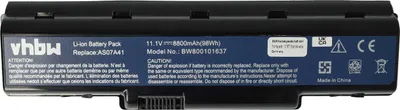 Produktbild von vhbw Akku kompatibel mit Acer Aspire 4720Z, 4715Z-3A0512C, 4730, 4720ZG, 4730-4947, 4730-4516, 4730Z, 4720G, 4720 Notebook (8800 mAh, 11,1 V, Li-Ion)