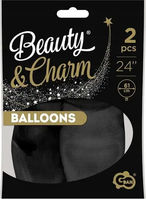 Immagine prodotto di Beauty&Charm palloncini neri pastello 2pz