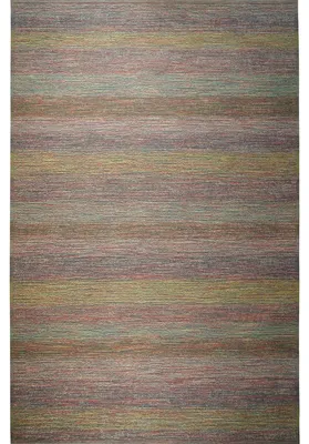 Produktbild von Innen- und Außenteppich mit grünem Linienmuster 200x290