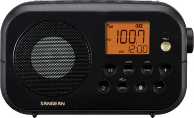 Produktbild von Sangean PR-D12BT Traveller 120 UKW-Radio mit Bluetooth tragbar versch. Varianten Farbe: Schwarz