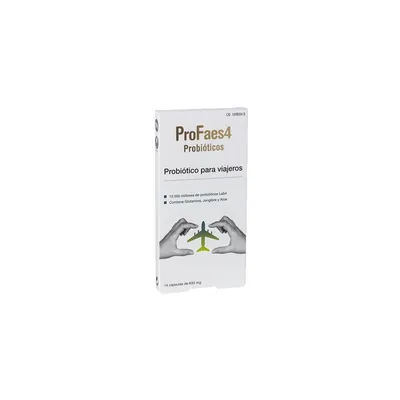 Obrázok produktu pre Profaes4 probiotikum pre cestovateľov 14 kapsúl s 633 mg