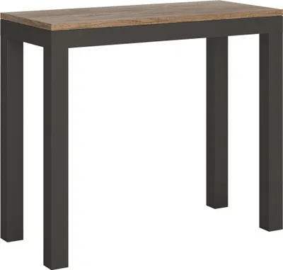 Produktbild von Ausziehbare Konsole 90x40/300 cm Everyday Evolution Nature Oak Anthrazitrahmen